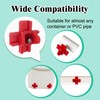 Cyrading 6pcs Chicken Nipple Waterer Horizontal Automatic Poultry Nipples Horizontal