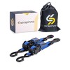 Strapinno Retractable Ratchet Straps - 1 in x 2.5 ft
