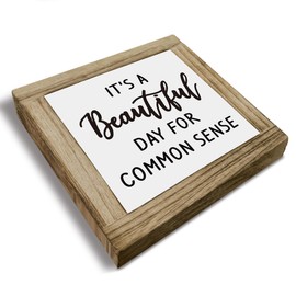 Funny Office Sign, Farmhouse Style Wood Box Decor Sign, Gag Cubicle Decoration, Gag Country Decor Plaque, Inspirational Home Decoration Plaque, Funny Farmhouse Home Office Decoration Signs