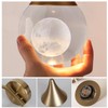 WillWant Globe Crystal Wall Lights，Modern Wall Sconce，Led Moon Wall Lamp