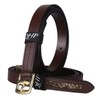 QHP Lupine Leather Stirrup Leathers with Rhinestones at the End