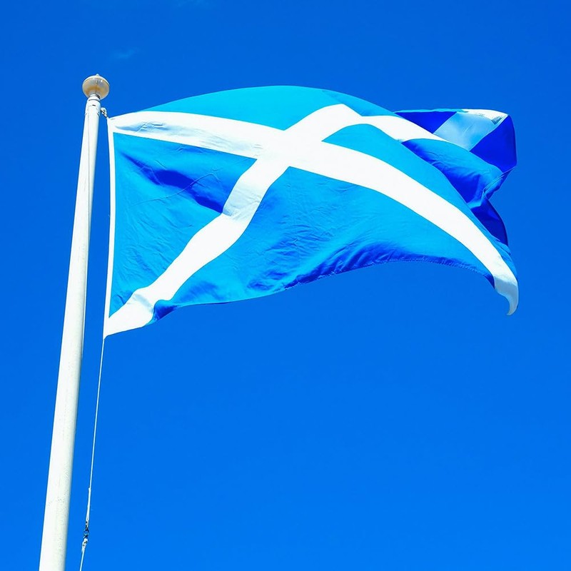 GSYLPFT Scottish Flags for Outside 3x5 Scotland Flag Outdoor Vivid