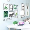 Condessacity Wall Sticker, Cats, Plants, Stylish, Scandinavian Simple Wall Green,