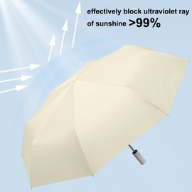TopTie Compact Umbrella Automatic Travel Umbrella Windproof