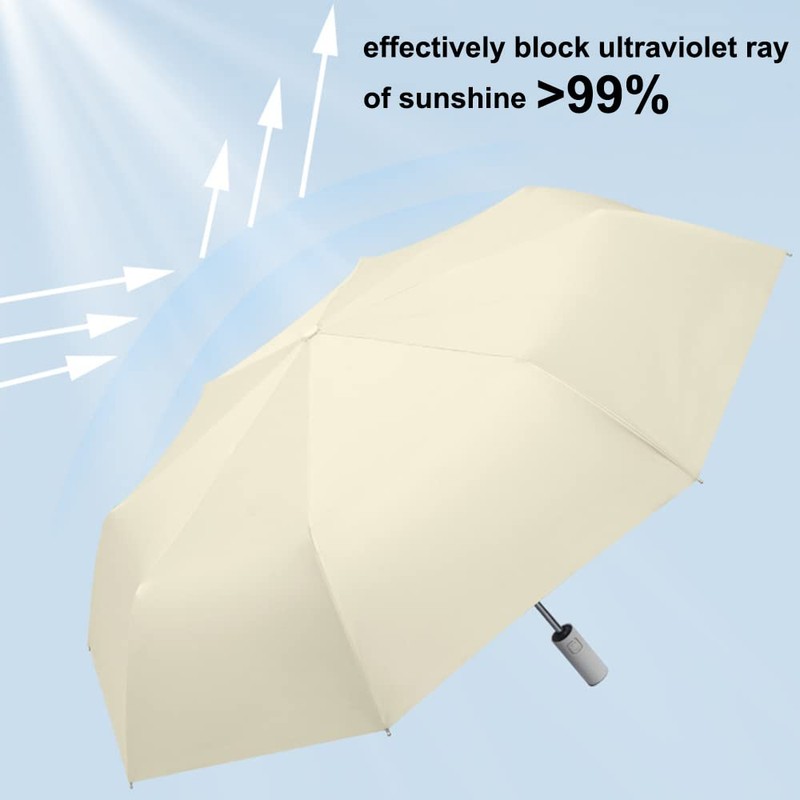 TopTie Compact Umbrella Automatic Travel Umbrella Windproof