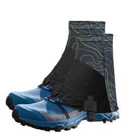 technodry Ghette Trail Running Impermeabili Basso Profilo con Gancio Antiscivolo, Protezione Leggera Contro Sabbia e Pioggia per Uomo e Donna, Ideali per Corsa, Trekking e Escursioni