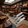 3Pcs Silver Grommets Hole Punch, Steel Hollow Leather Punch Set,