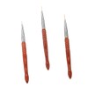 SAFIGLE 3 Pcs Nail Art Liner Brush Durable Nail Design