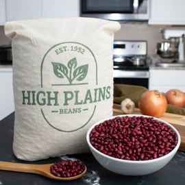 High Plains Small Red Beans | 10 Pound Bag | Farm-fresh Small Red Beans | Non-GMO Verified | High Protein & Fiber Source | Dry Beans | Directly Sourced from Local Farmers