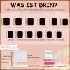 24 Stück Press on Nails Rot - Reine Farbe Kunstnägel