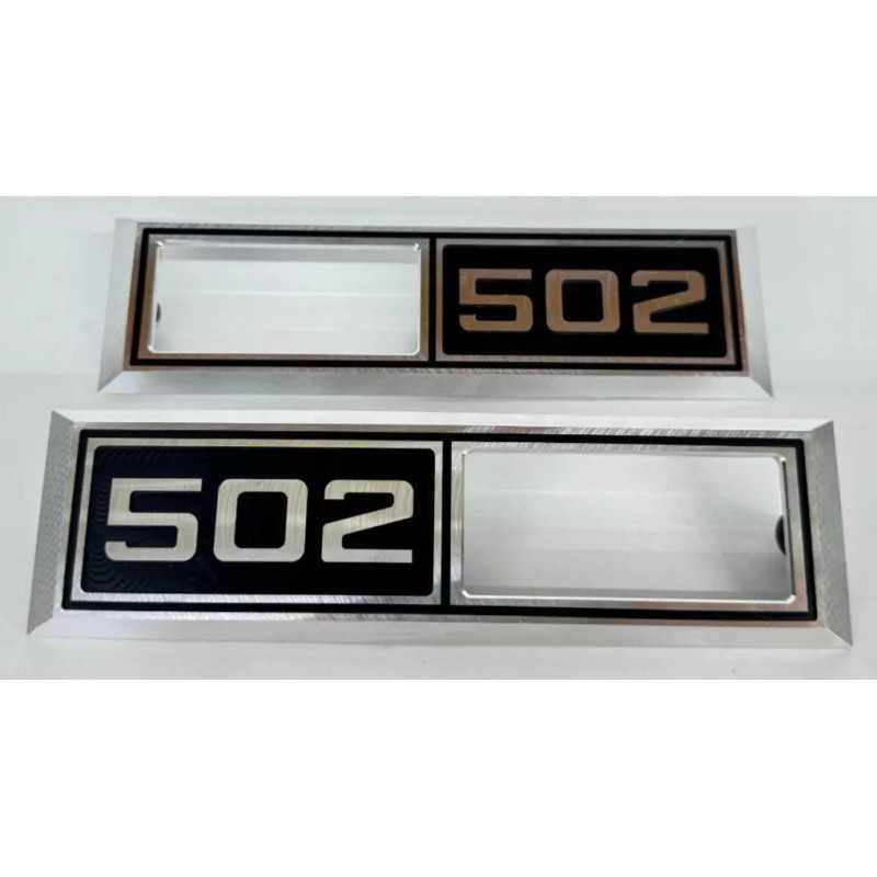 Knies Machine 1968 Chevelle Impala Nova '502' Emblem Marker Light