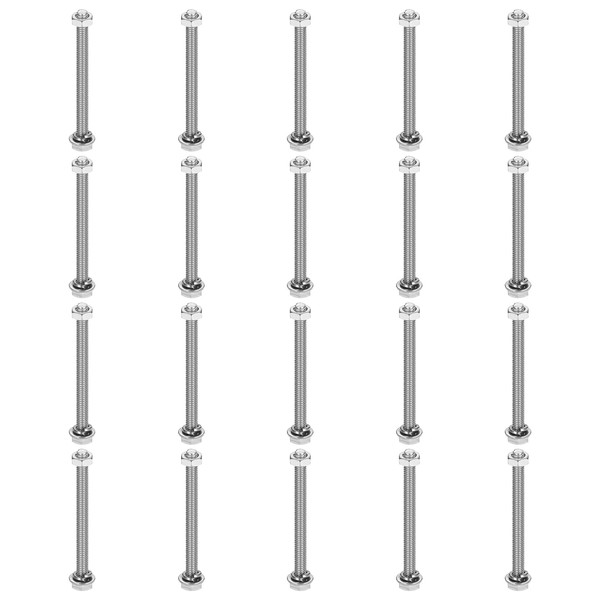 MECCANIXITY M4 x 45mm 304 Stainless Steel Hex Head Screws