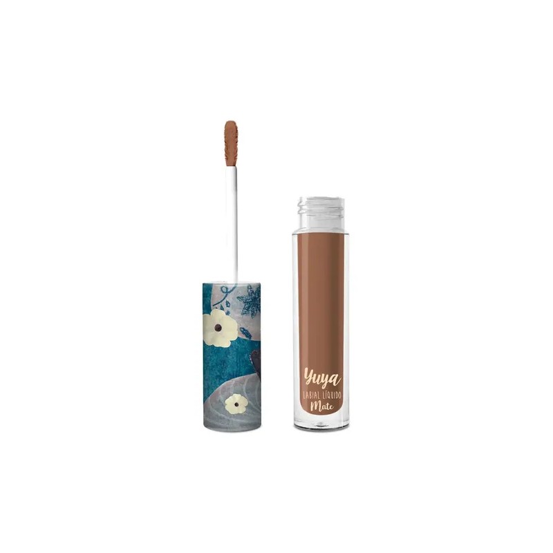 Labial Líquido Mate Yuya Eco - Nude Delicado Larga Duración
