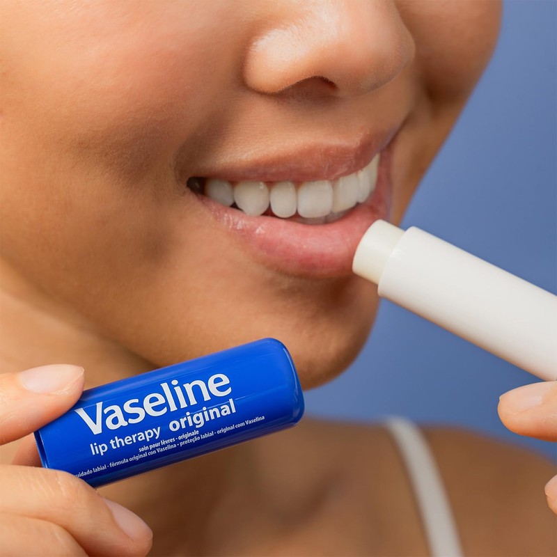 Vaseline Lip Therapy Original 8-Pack – Lip Moisturizer for Dry,