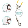 4-Piece Hanging Kit with 1.5-Meter Ropes Adjustable - High-Strength Stainless