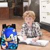 Soniic Children's Backpack, Hedgehog School Bag Kids Toddler Preschool Travel