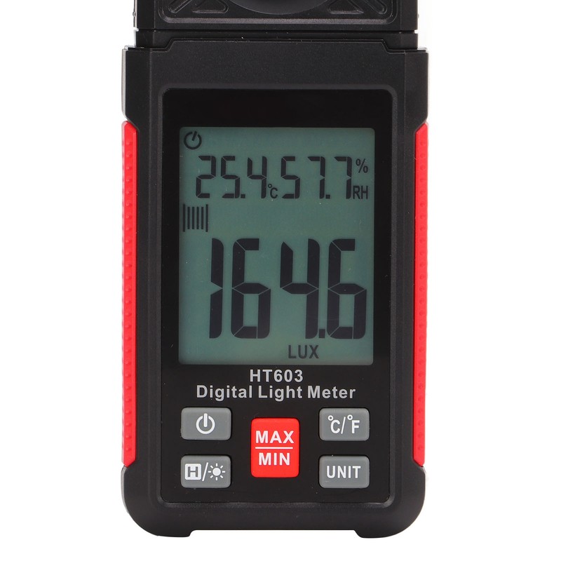 Digital Light Meter Professional High Accuracy Quick Response Luxmeter Large