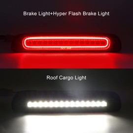 Mynoway LED 3rd Third Brake Light Compatible with F250 F350 F450 F550 Super Duty 1999-2016, Ranger 1993-2011, 1995-2003 B2300 B2500 B3500 Rear Center High Mount Stop Lamp Replace OE CC3Z13A613B