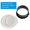 FOCCTS Air Vents Louver 8 Inch, ABS Round Vent Louver