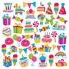 Baker Ross FN095 Birthday Foam Stickers - Pack of 150,