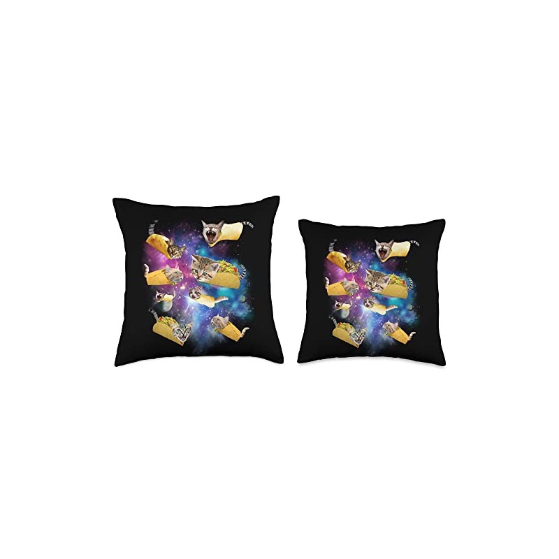 Burrito Pizza and Taco Cat in Space - Tacocat Tee