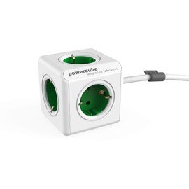 Allocacoc 1306GN/DEEXPC 5AC outlet(s) 1.5m Green,White power extension 1306GN/DEEXPC, 1.5 m, 5 AC outlet(s), Type F, Green, White, 449 g