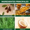 2PCS Aceite de Romero 60ml Cuidado Cabello Cejas Pestañas Barba