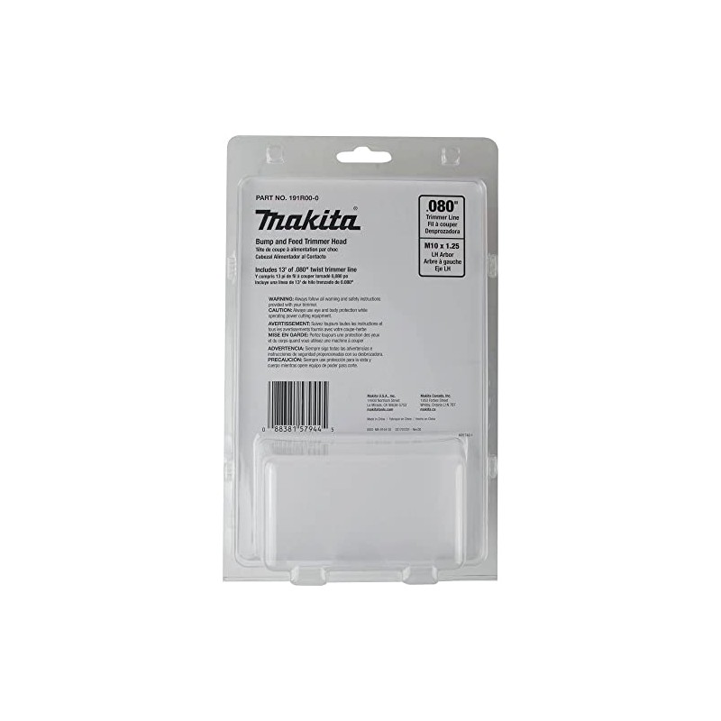 Makita 191R00-0 Rapid Load Bump & Feed Trimmer Head