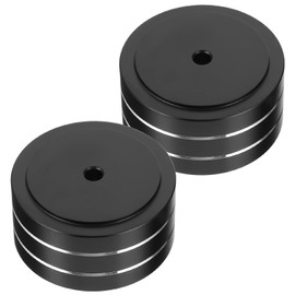 SUPVOX 2pcs Shock Absorbing Pads Audífonos Inalambricos Speakers Dac Feet Pad Anti Vibration Speaker Pads Subwoofer Stand Speaker Feet Pads Trumpet Feet Aluminum Alloy Spikes HiFi