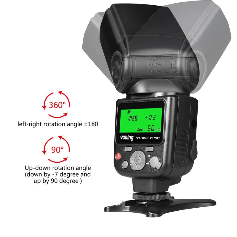 VOKING VK750II TTL Cameras Flash Compatible with Nikon Cameras D50