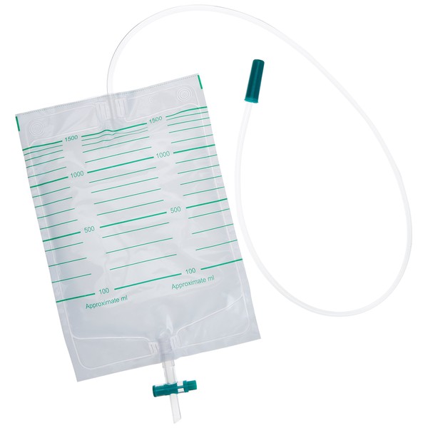 DCT 2919411 Urine Bag with T-Tab Drain Tap and Return