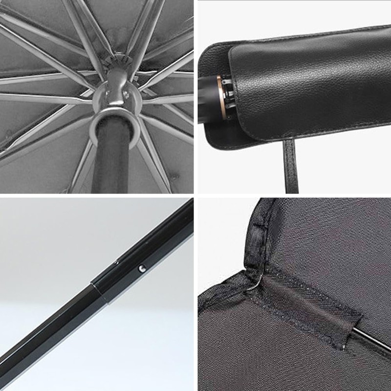 Car Parasol, Foldable Car Sun Shade, 130 x 65 cm,