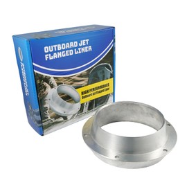 VRIWOY Outboard Jet Flanged Liner Part No.#1431 Large Series Zinc Aluminum Alloy for Large intakes (Flanged Liner Part No.#1431)