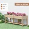 FILWH FILWH Raised Garden Bed with Legs Elevated Wooden Planter