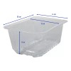 Dilitools 20x14x8cm -bandeja Charola Para Maquina Selladora 100 Pzs