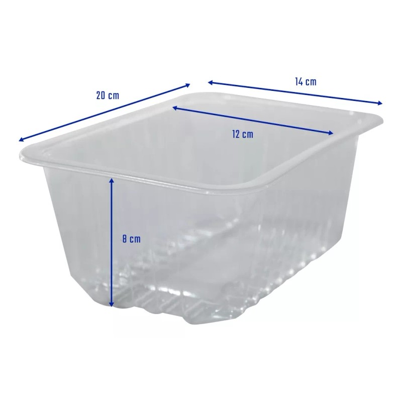 Dilitools 20x14x8cm -bandeja Charola Para Maquina Selladora 100 Pzs