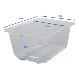 Dilitools 20x14x8cm -bandeja Charola Para Maquina Selladora  100 Pzs