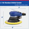 6 Inch Air Random Orbital Sander, Pneumatic Palm Sander tool