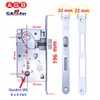 AGB Internal Door Latch Lock Recessed for Bathroom WC series