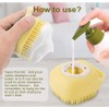 Pet Bath Massage Brush Puppy Dog Cat Grooming Cleaning Soft