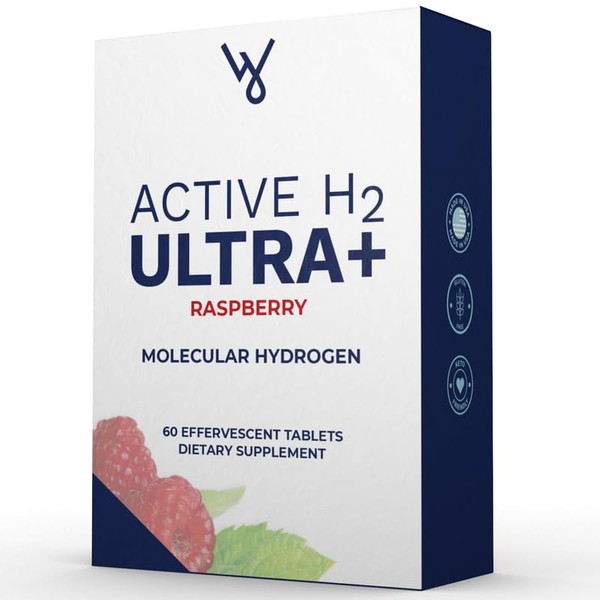 Purative Active H2 Ultra+ Hydrogen Water Tablet, Natural Raspberry. Optimize Health, Support Immunity, and Balance Antioxidants with Benefits of Molecular Hydrogen 60 Servings