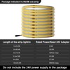 GIDEALED 24V COB LED Strip Light 4000k,Daylight White led Strip