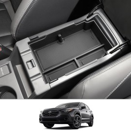 CDEFG for 2024 2025 Crosstrek Center Console Organizer Tray for 2024 2025 Subaru Crosstrek Impreza Middle Console Organizer Armrest Tray Storage Box Trays 2024 Impreza Crosstrek Accessory