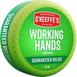 O'Keeffe's Working Hands - Crema para manos, frasco de 100 ml, frasco, 1 unidad, naranja, verde (Orange, Green)