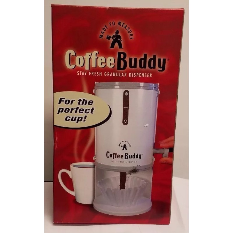 COFFEE BUDDY STAY FRESH GROUND COFFEE OR ANY GRANULAR DISPENSER