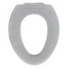 OKA Cocoon Toilet Seat Cover, O-type, Gray, O-type, Washable, Knit,