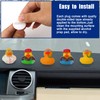 30pcs Rubber Duck Plug, Plastic Self-Adhesive Rubber Duck Holder for