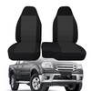 runfider 2PCS 60/40 High Back Bench Seat Cover with Hooks