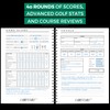 CADDENT GOLF Log Book - Wire-Bound Golf Notebook and Golf
