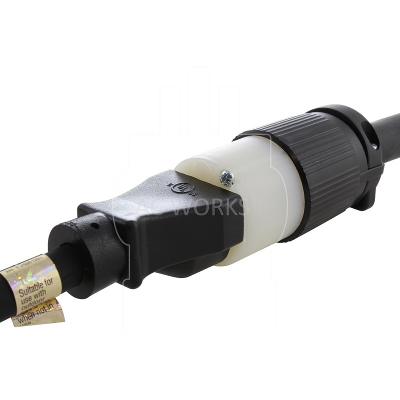 AC WORKS Industral Adapter L15-20P 3-Phase 20A 250V 4-Prong Plug